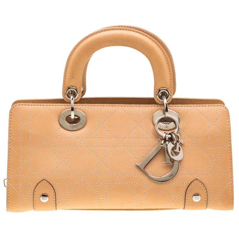 Lady djoy leather handbag Dior White in Leather 33187367 #35 Lady djoy leather handbag Dior White in Leather 33187367